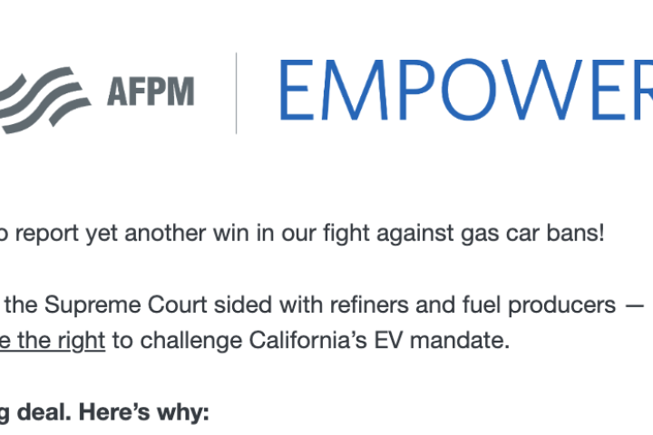 EMPOWER newsletter screenshot