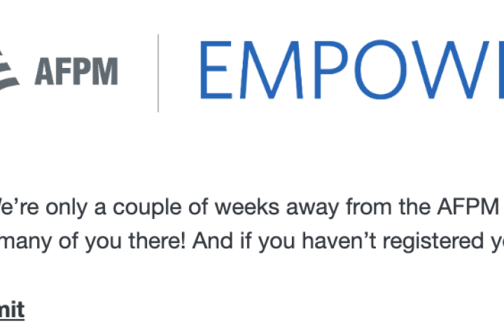 EMPOWER newsletter screenshot
