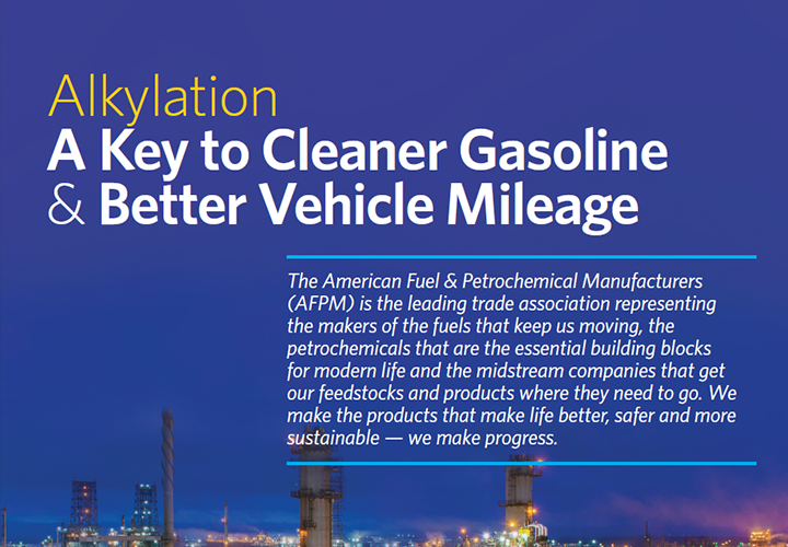 Alkylation: A Key to Cleaner Gasoline & Better Vehicle Mileage